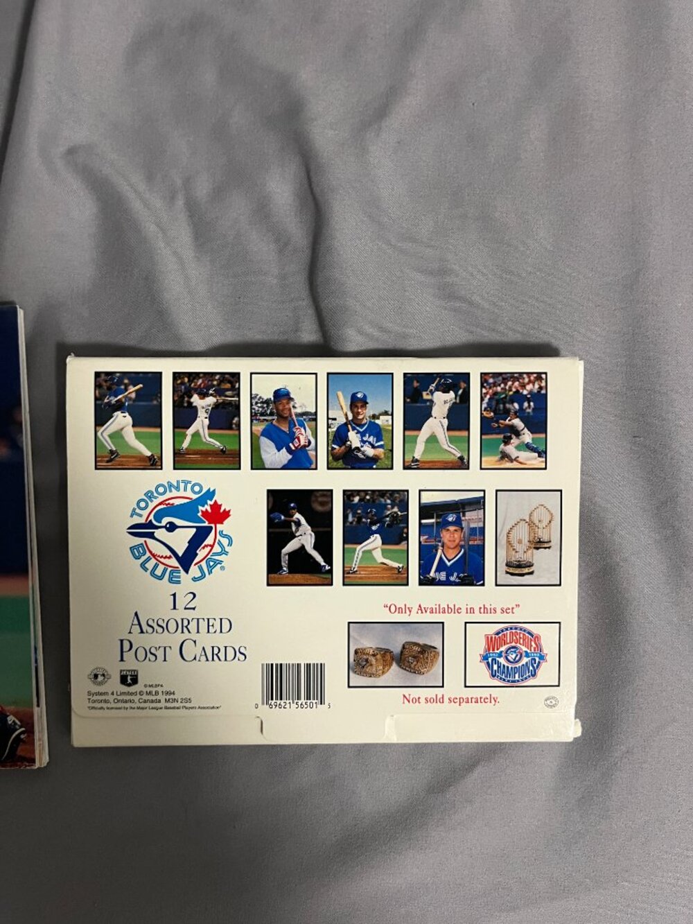 TORONTO BLUE JAYS 1994 Postcard Set Back 2 Back WORLD SERIES CHAMPIONS - Picture 3 of 4